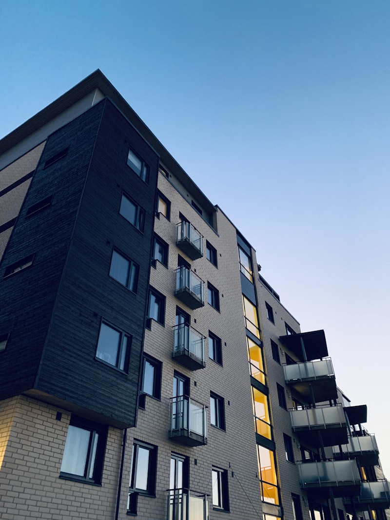 Multifamily apartment building exterior